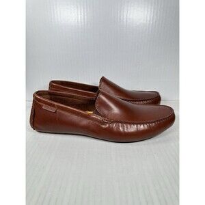 Size 13 Cole Haan Grand+ Venetian Driver Loafers Mens Brown Preppy Casual Shoe